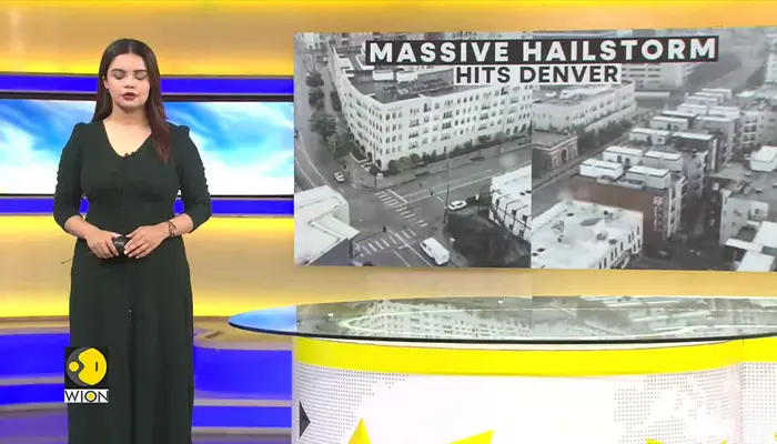Denver Hail Storm: Giant Hail Crashes Into City Streets