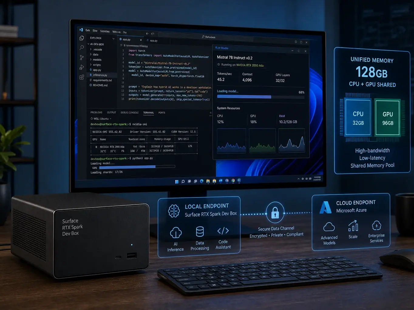 Microsoft unveils Surface RTX Spark Dev Box for local AI workloads: Everything you need to know Microsoft unveils Surface RTX Spark Dev Box for local AI workloads: Everything you need to know
