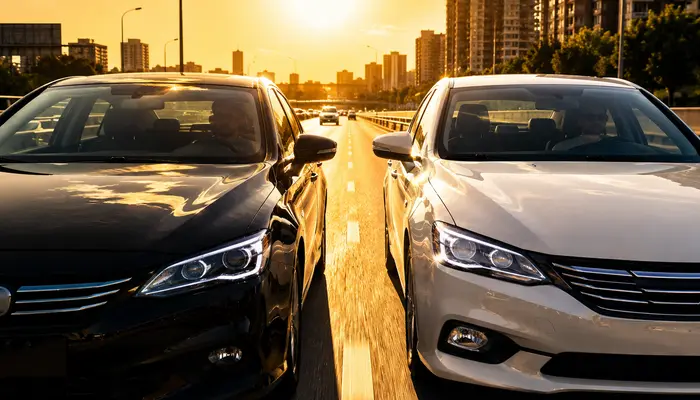 Do dark-coloured cars burn more fuel for AC in summer?