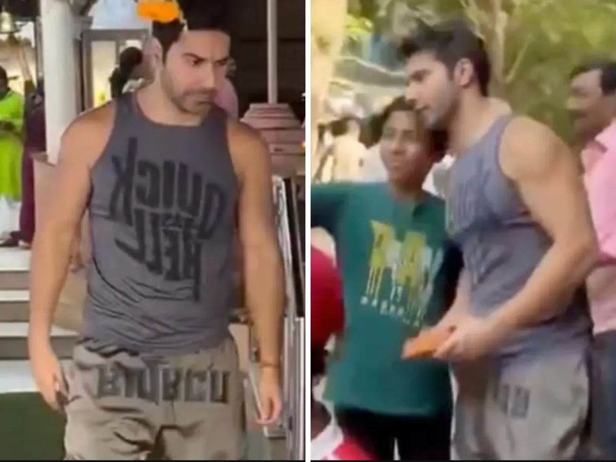 Varun Dhawan criticised for his attire during temple visit: 'Did he think the temple was a gym?'
