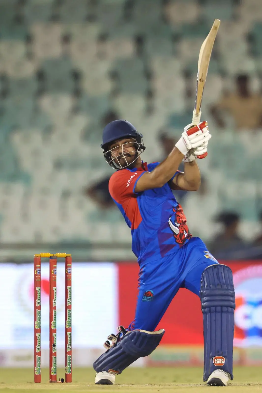 Amandeep Khare smashes century in CCPL season 3 opener, guides Raipur Rhinos to big win