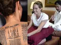 Angelina Jolie’s tattoo collection: The hidden meanings behind her Buddhist art, Bengal Tiger, and other iconic ink