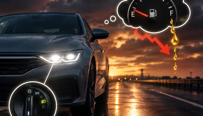 ‘Headlight drain’: Does driving with your daytime lights on cost you extra fuel?
