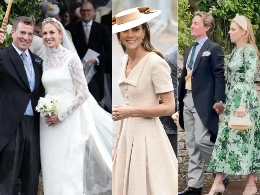 Queen Elizabeth's grandson Peter Phillips marries Harriet Sperling; King Charles, William and Kate attend