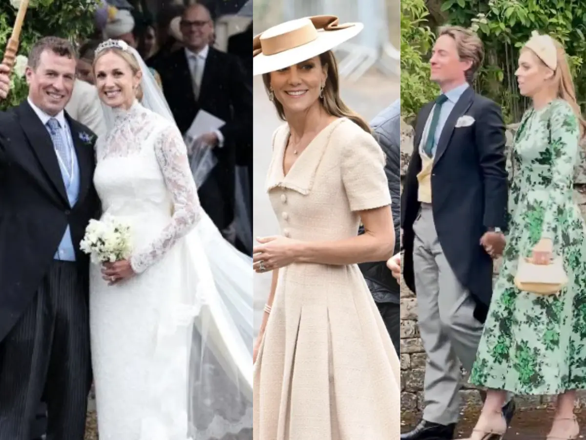 Queen Elizabeth's grandson Peter Phillips marries Harriet Sperling; King Charles, William and Kate attend