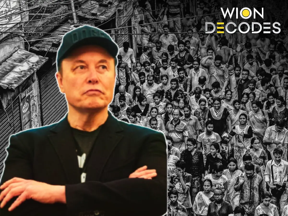Musk says India's birth rate has fallen below 'replacement level': What the term means and what official data reveals? | WION Decodes