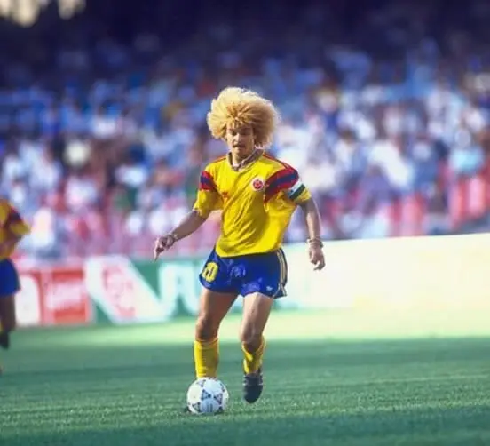 Carlos Valderrama (Colombia, 1990, 1994, 1998)