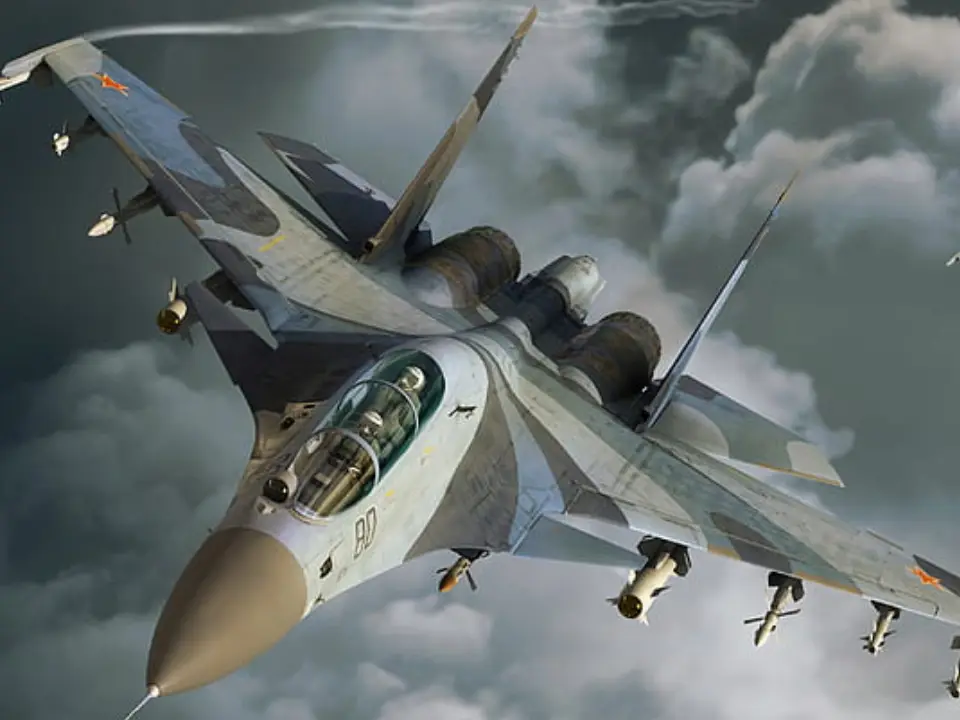 Can a fighter jet fly in heavy rain or storms?