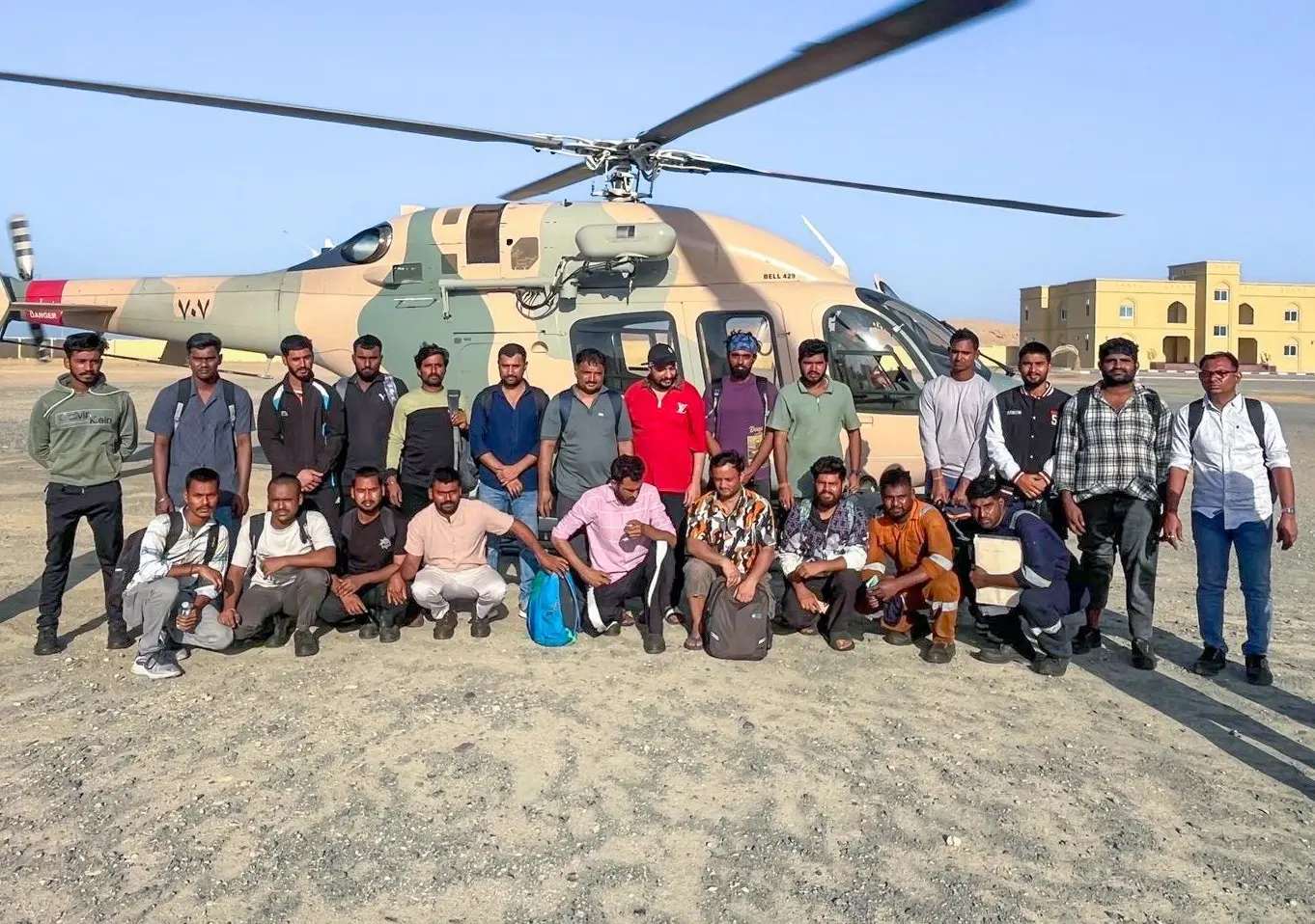VIDEO: Indian Coast Guard and Oman officials rescue 24 Indian seafarers from burning tanker after missile attack