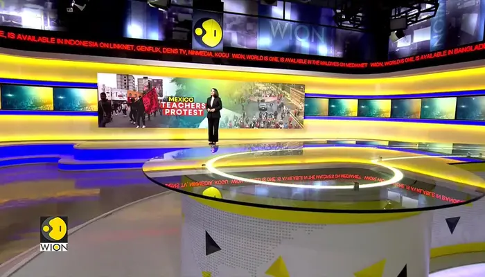 Mexico Teachers March Towards World Cup Stadium As Protest Movement Grows