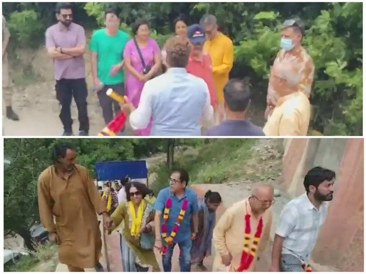 Kashmiri pandit delegation returns to valley after 36 years to assess conditions for homecoming Kashmiri pandit delegation returns to valley after 36 years to assess conditions for homecoming