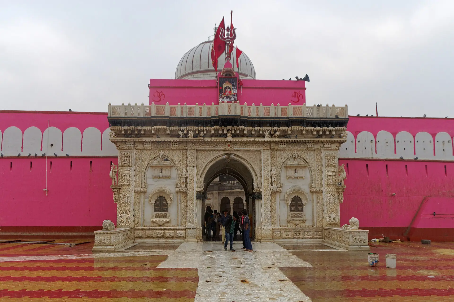 Why is this temple covered with thousands of rats?