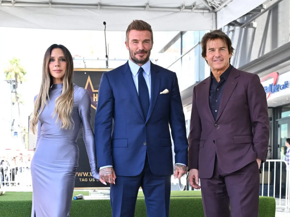 Tom Cruise celebrates friend David Beckham as he receives Hollywood Walk of Fame star Tom Cruise celebrates friend David Beckham as he receives Hollywood Walk of Fame star
