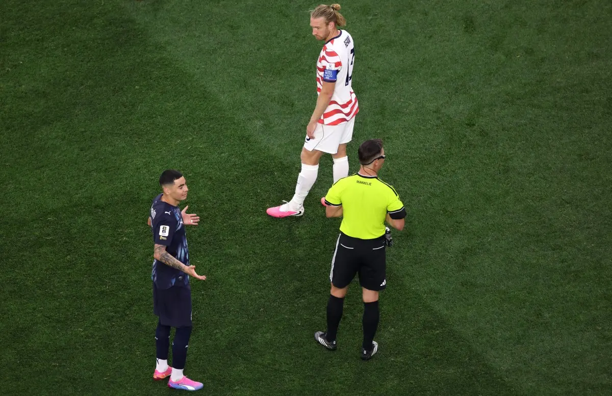 World Cup first: VAR makes 'mistaken identity' history in bizarre booking incident during USA's 4-1 win over Paraguay
