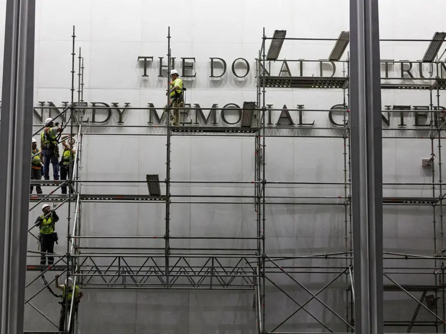 Workers remove Trump's name from Kennedy Center in dramatic overnight operation