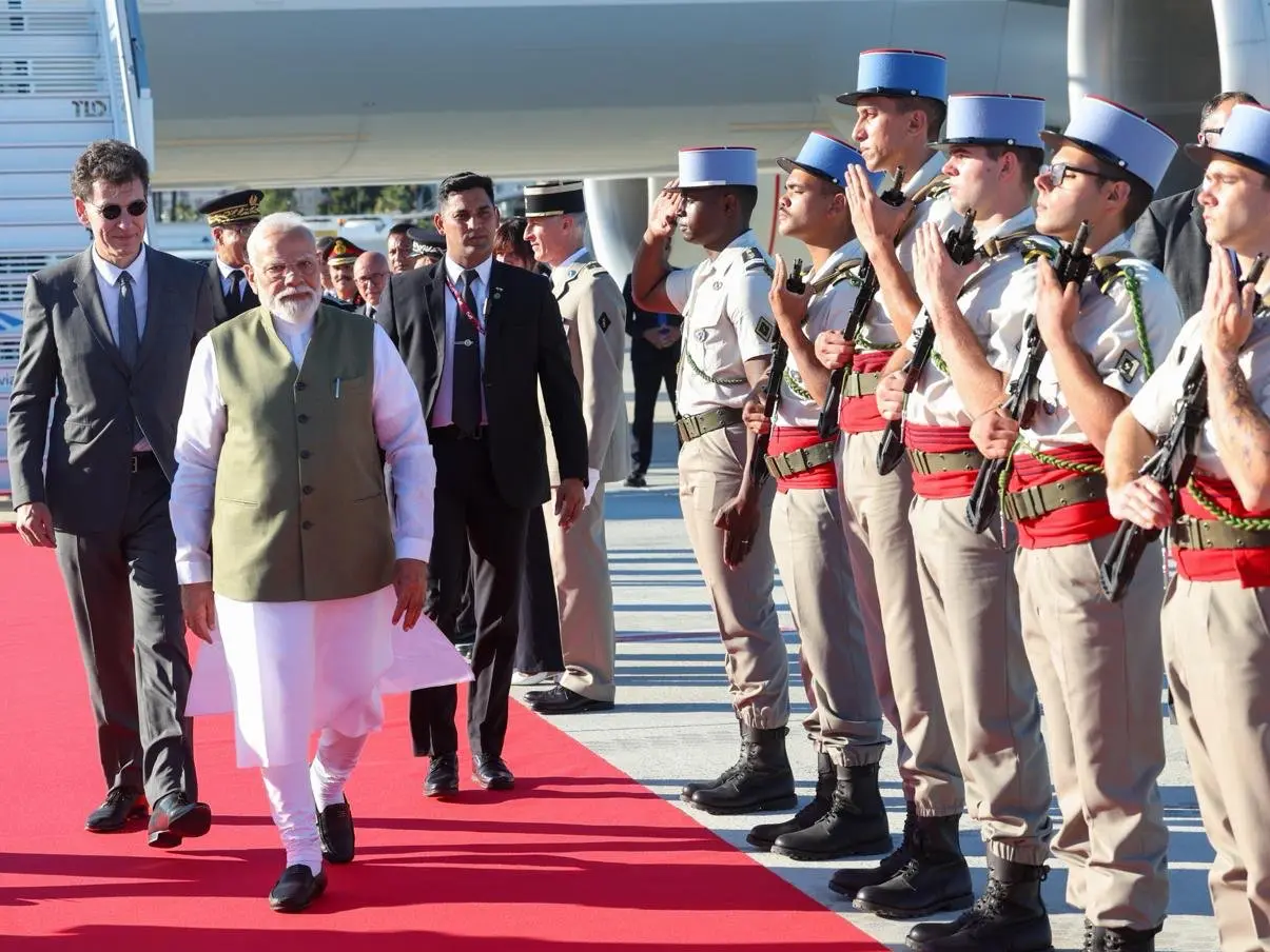 Indian PM Modi begins key France visit to boost 'Special Global Strategic Partnership' Indian PM Modi begins key France visit to boost 'Special Global Strategic Partnership'