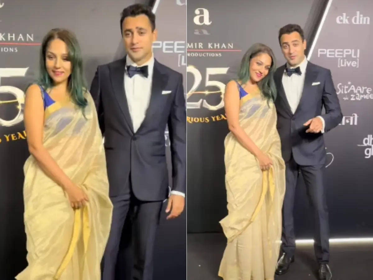 Imran Khan with Lekha Washington