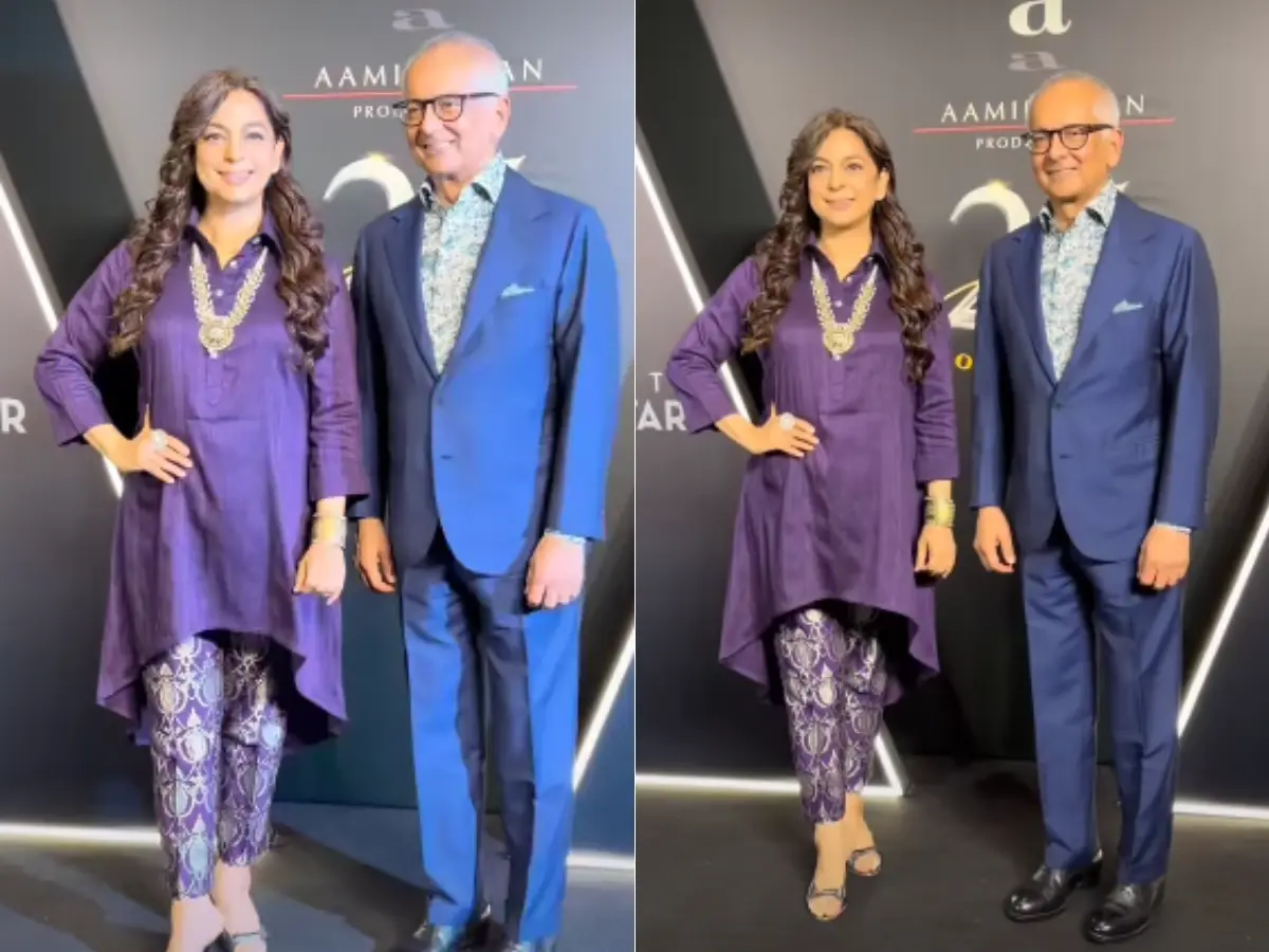 Juhi Chawla with Jay Mehta