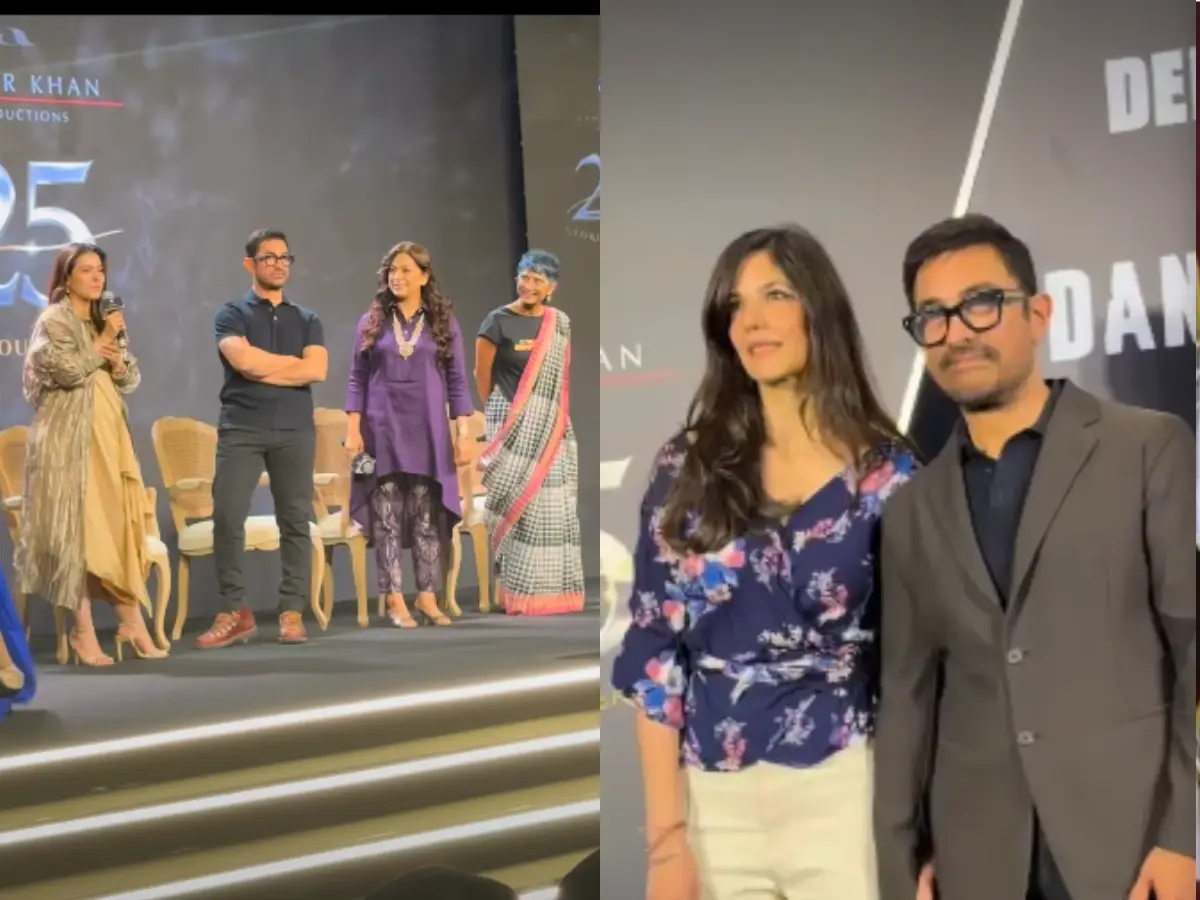 25 years of Lagaan: Kajol says Aamir Khan has 'great taste in women' amid wedding buzz with Gauri Spratt | Watch 25 years of Lagaan: Kajol says Aamir Khan has 'great taste in women' amid wedding buzz with Gauri Spratt | Watch