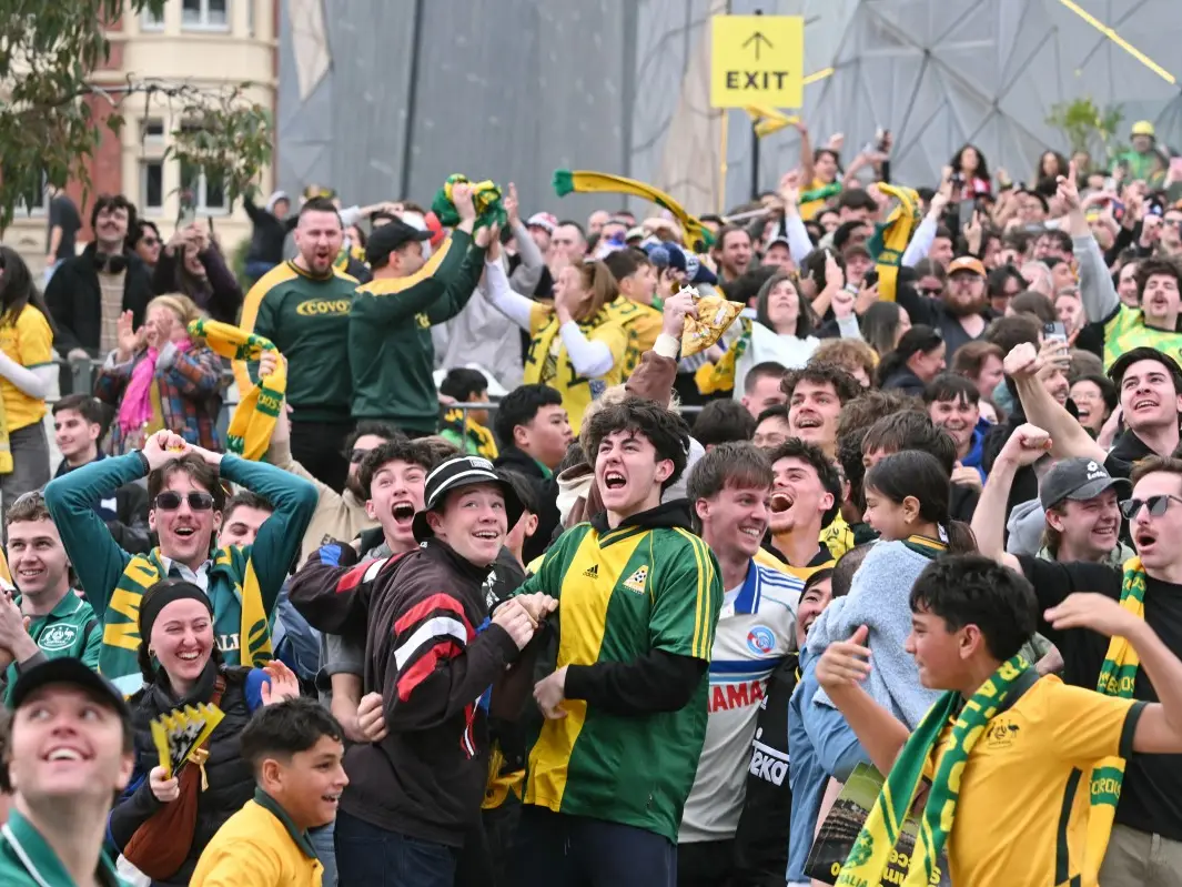 WATCH | Wild scenes as fans erupt in celebration after Australia beat Turkiye 2-0 in FIFA World Cup 2026 WATCH | Wild scenes as fans erupt in celebration after Australia beat Turkiye 2-0 in FIFA World Cup 2026