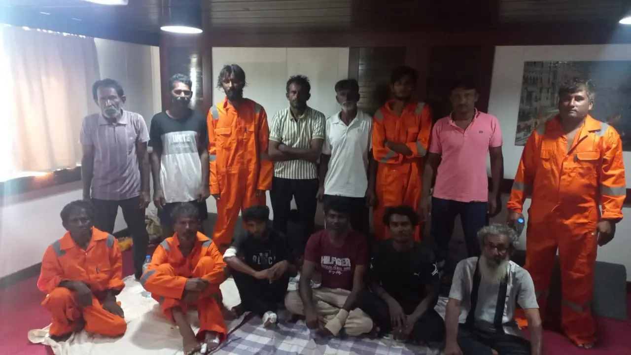All 14 Indian crew members rescued after MSV Virat sinks off Oman coast, heads to Mumbai