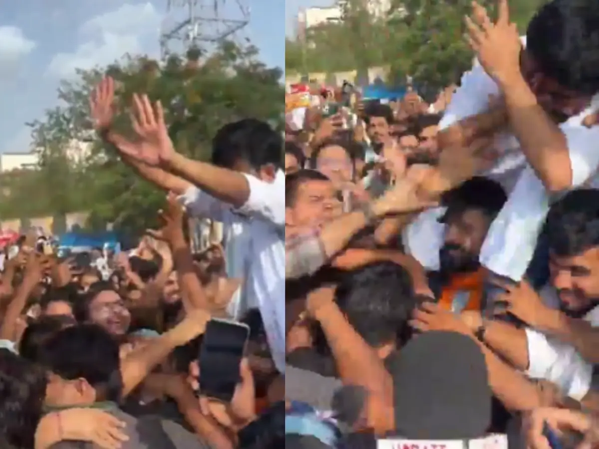 WATCH: Cockroach Janta Party founder Abhijeet Dipke SLAPPED before his address in Jaipur