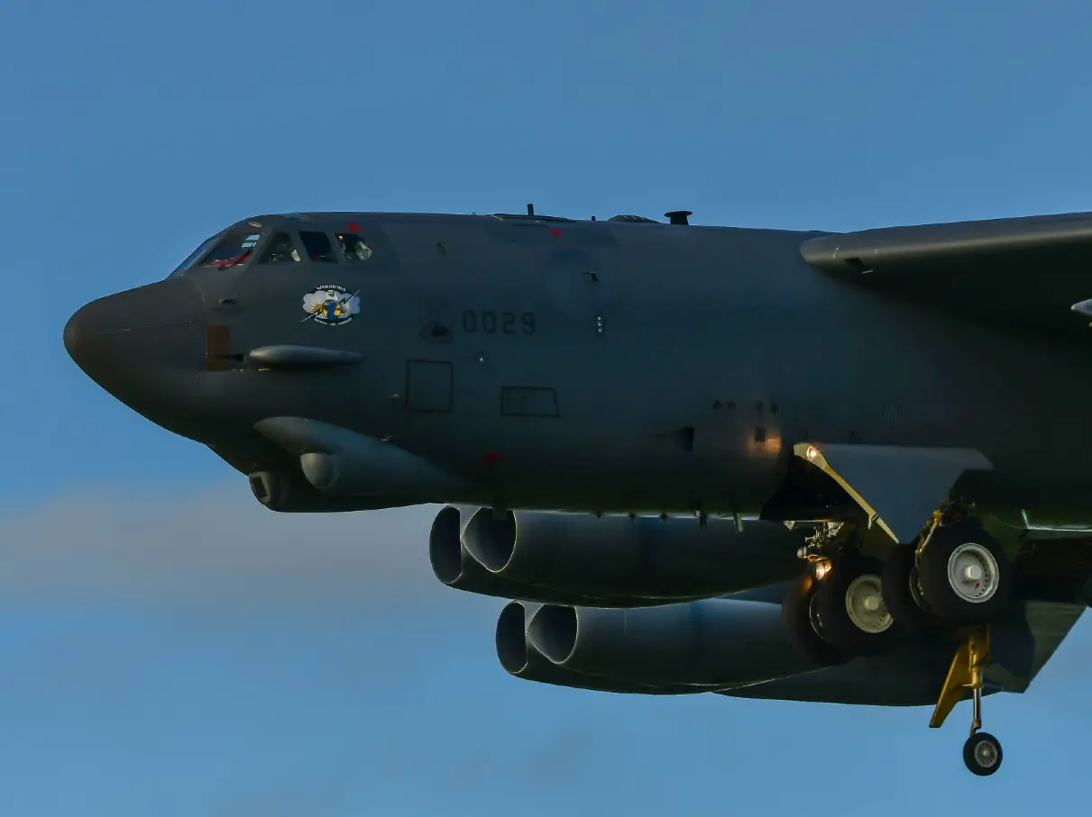 Strong enough to rattle windows? How powerful is a B-52 bomber flypast