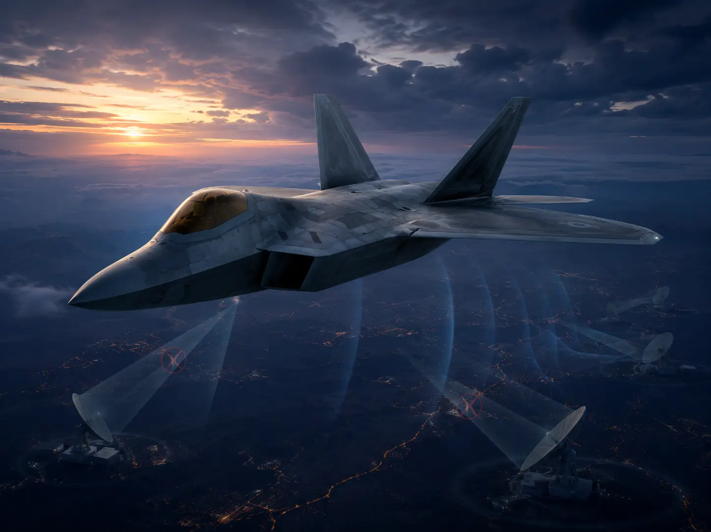 Why the F-22 can fly long missions without being detected