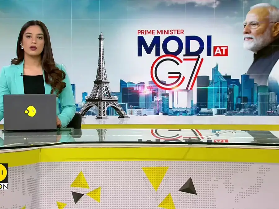 G7 Summit: PM Modi, US President Trump Shake Hands Chat Briefly at G7