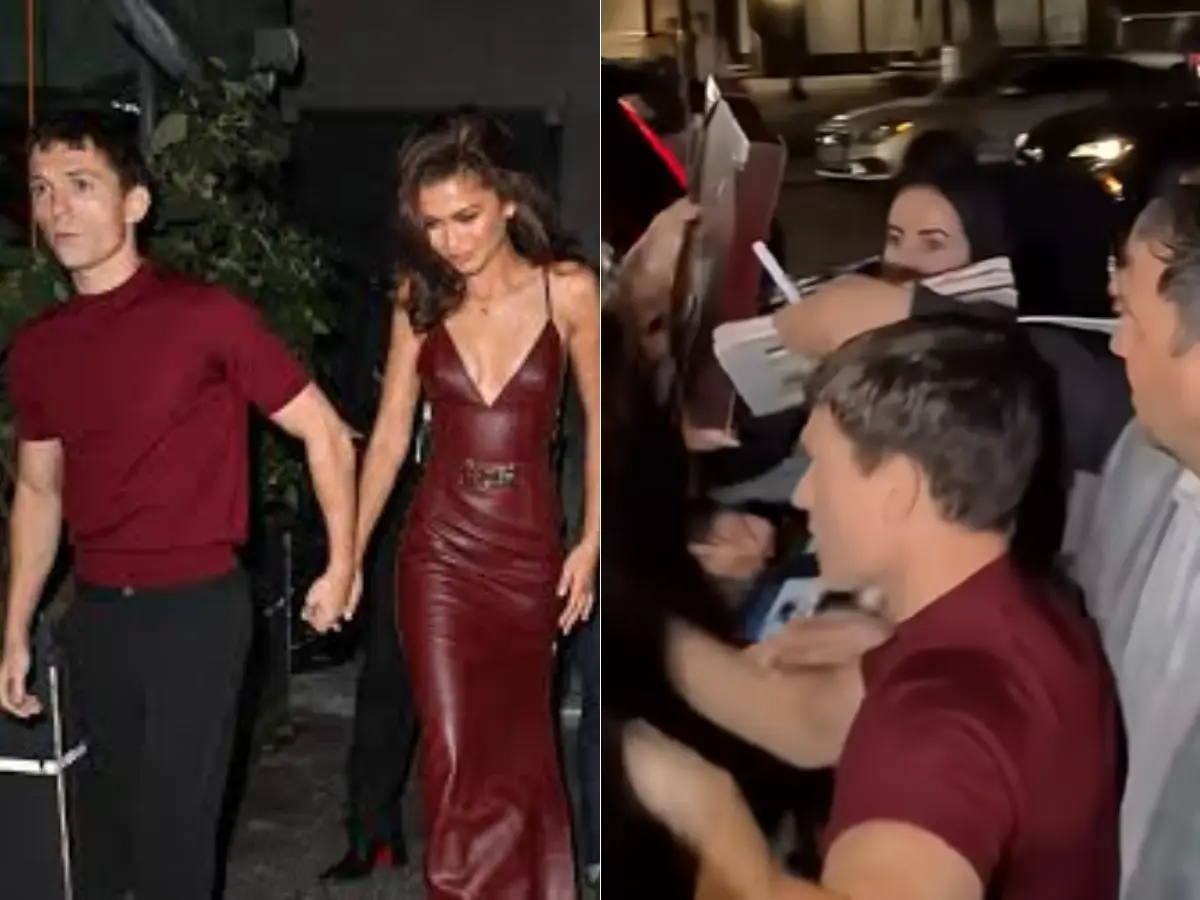 Peter rescues his MJ from paparazzi