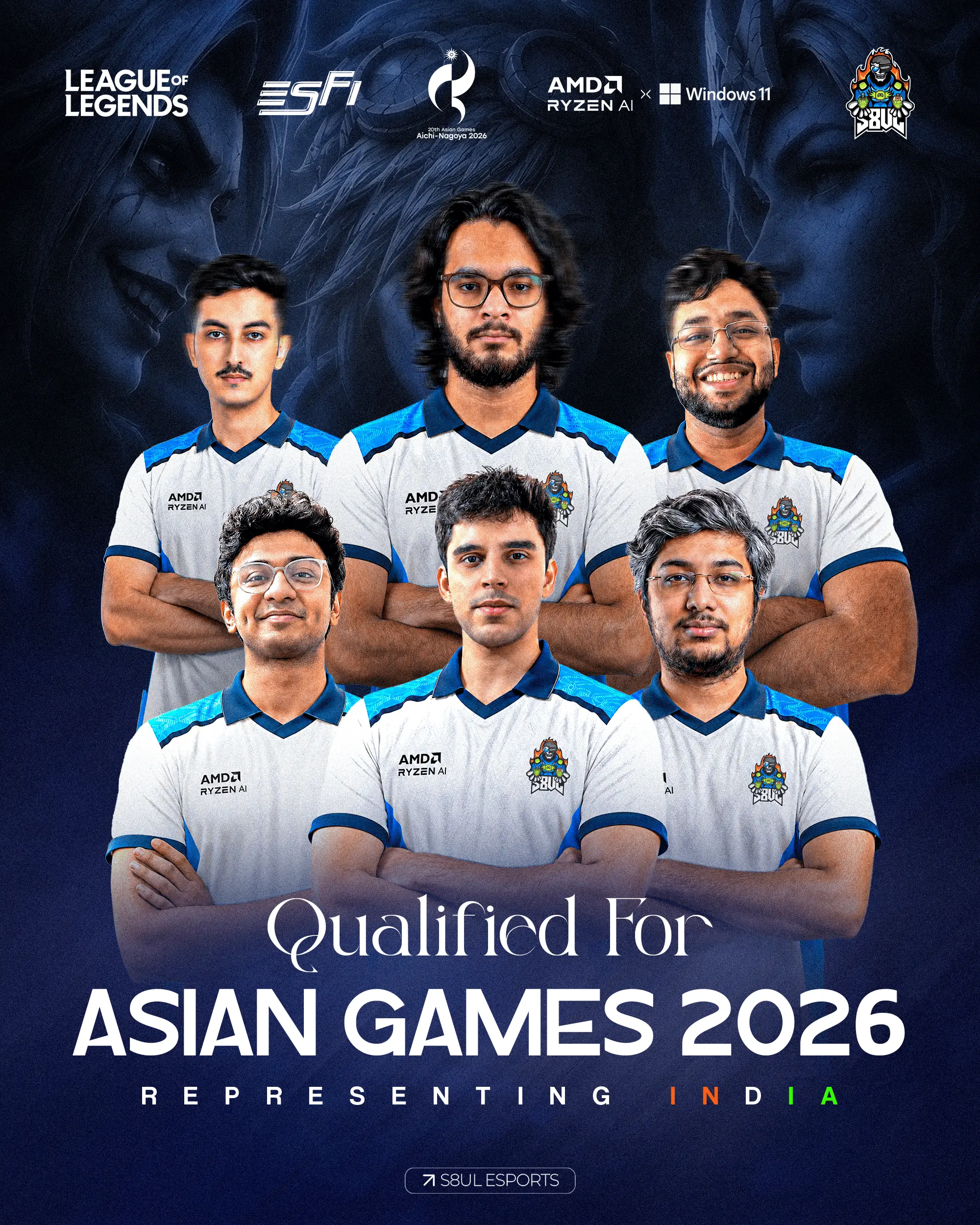 Asian Games 2026 | S8UL Esports' League of Legends qualifies to represent India