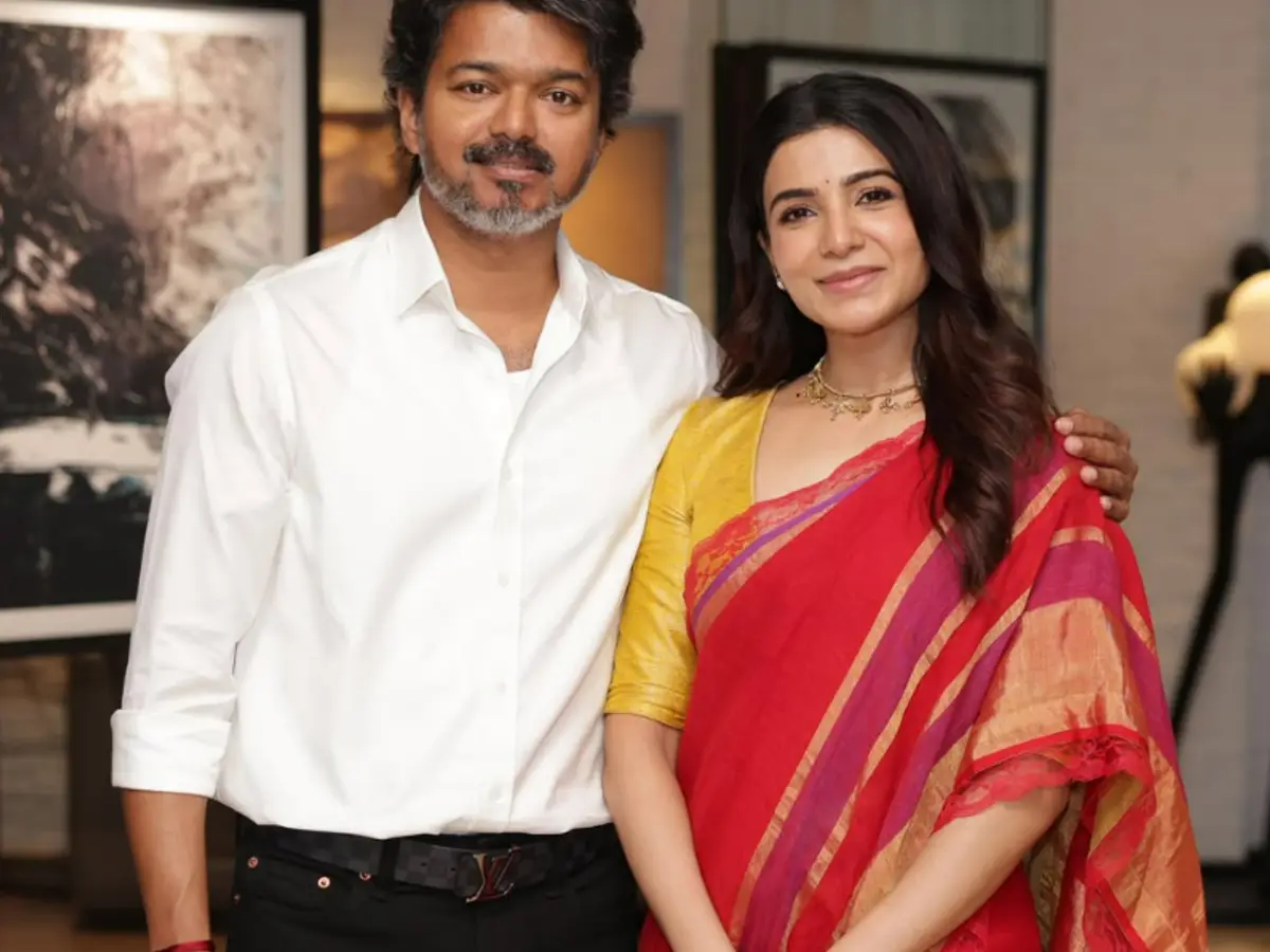 Samantha meets former co-star turned TN CM Vijay ahead of her film release