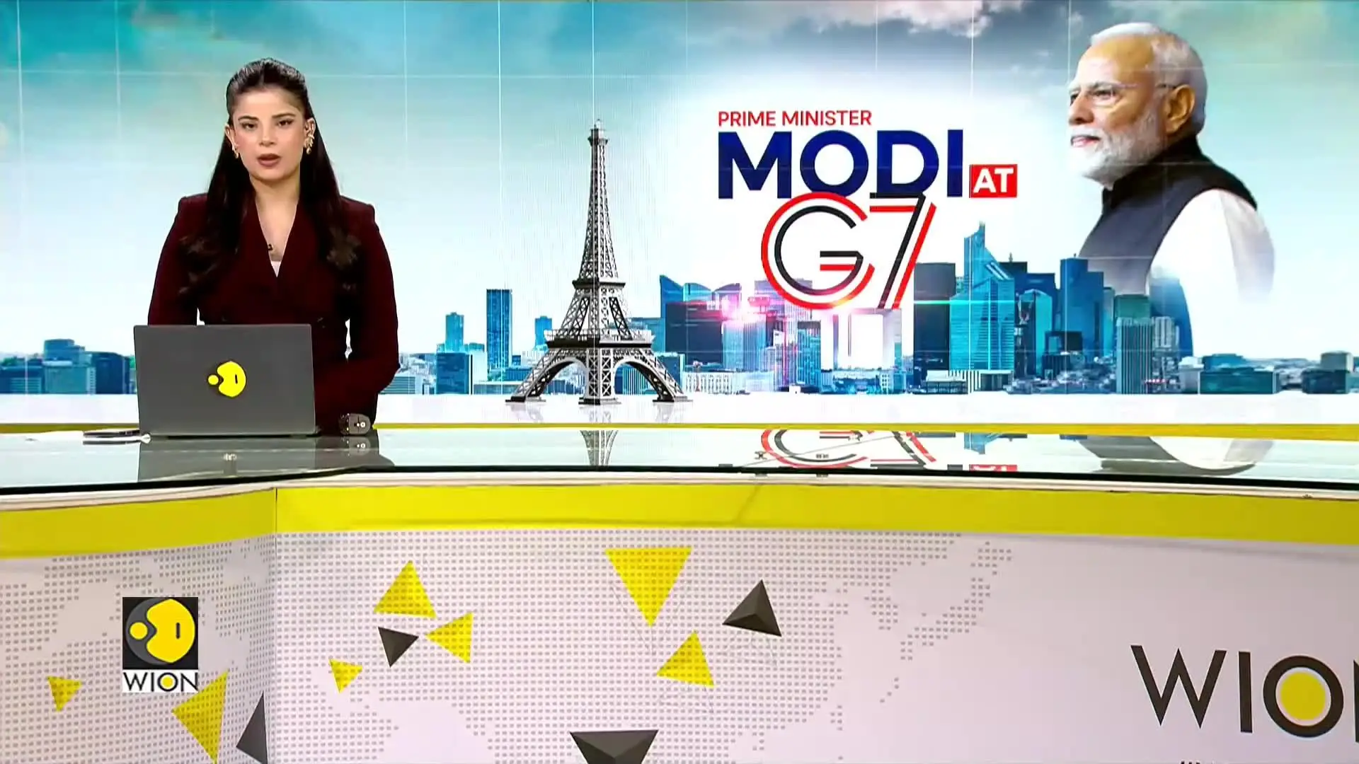 PM Modi Arrives in Paris After Concluding G7 Summit in Evian