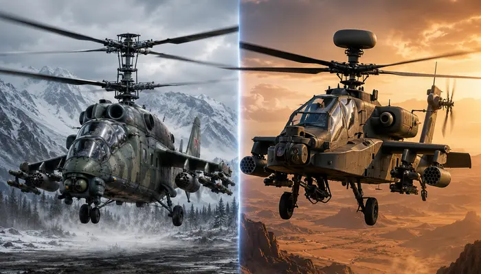 How Russia and the US design their military helicopters so differently