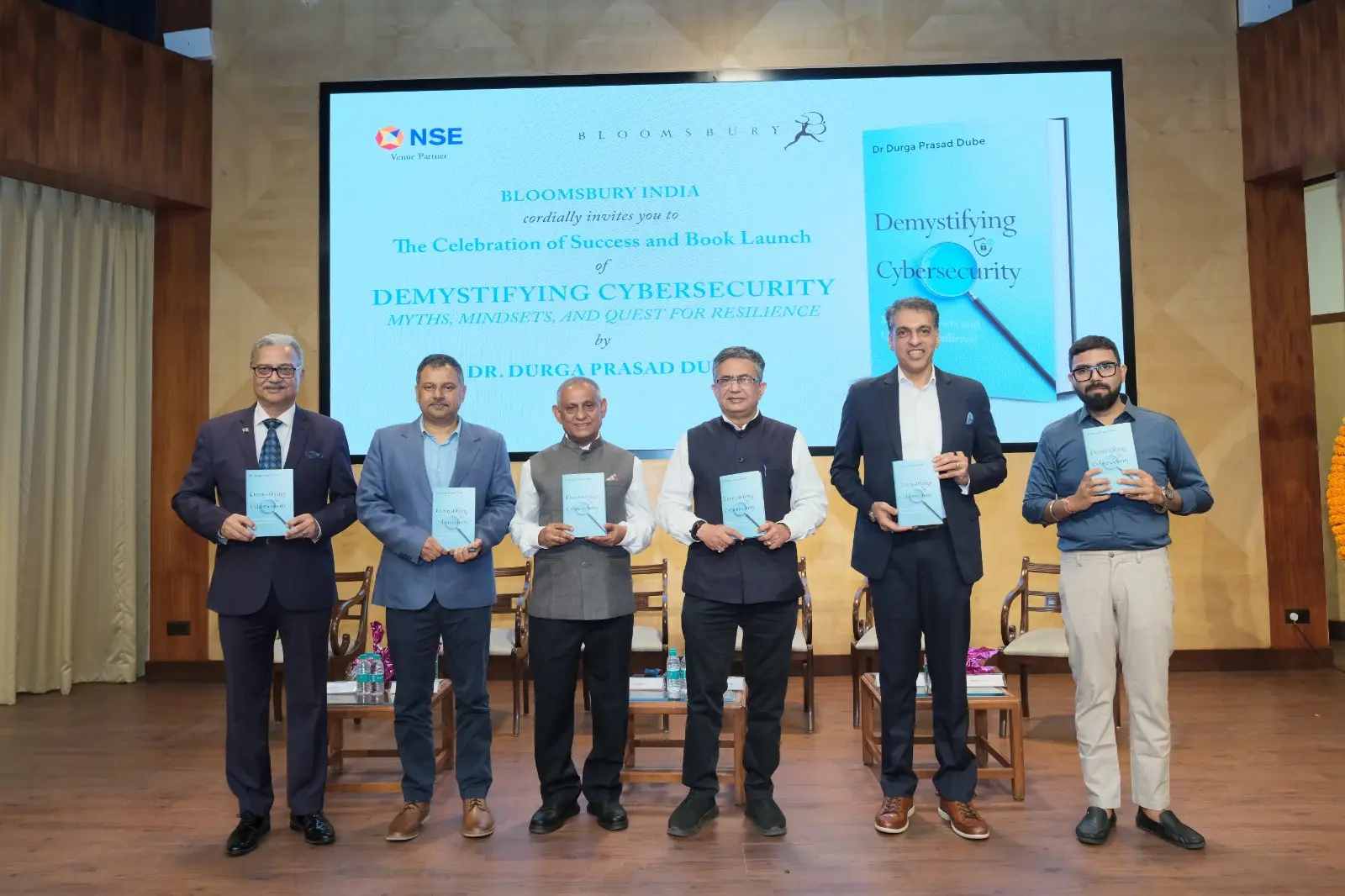 'Cultivate a cyber security mindset': Brijesh Singh launches Dr Dube’s 'Demystifying Cybersecurity' at NSE