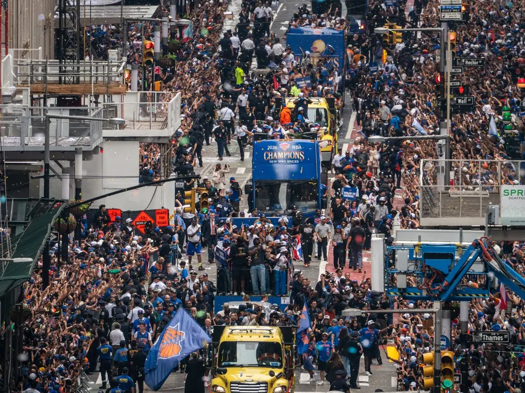 IN PICS | New York turns Blue and Orange: Inside the New York Knicks' historic NBA Championship parade after 53 years