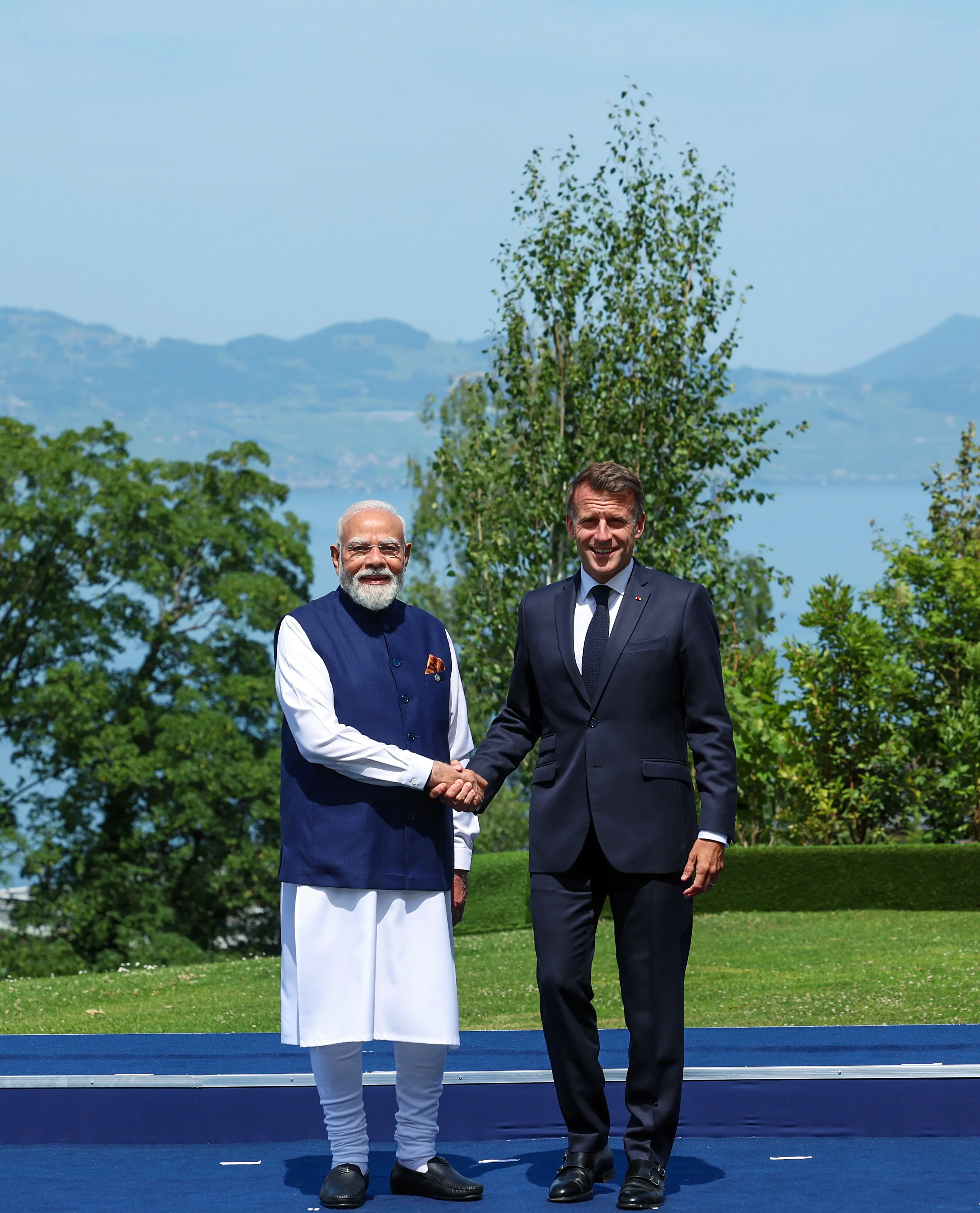 Watch: 'Priya mitr Narendra, mujhe bahut khushi hui,' Macron surprises with Hindi farewell to PM Modi