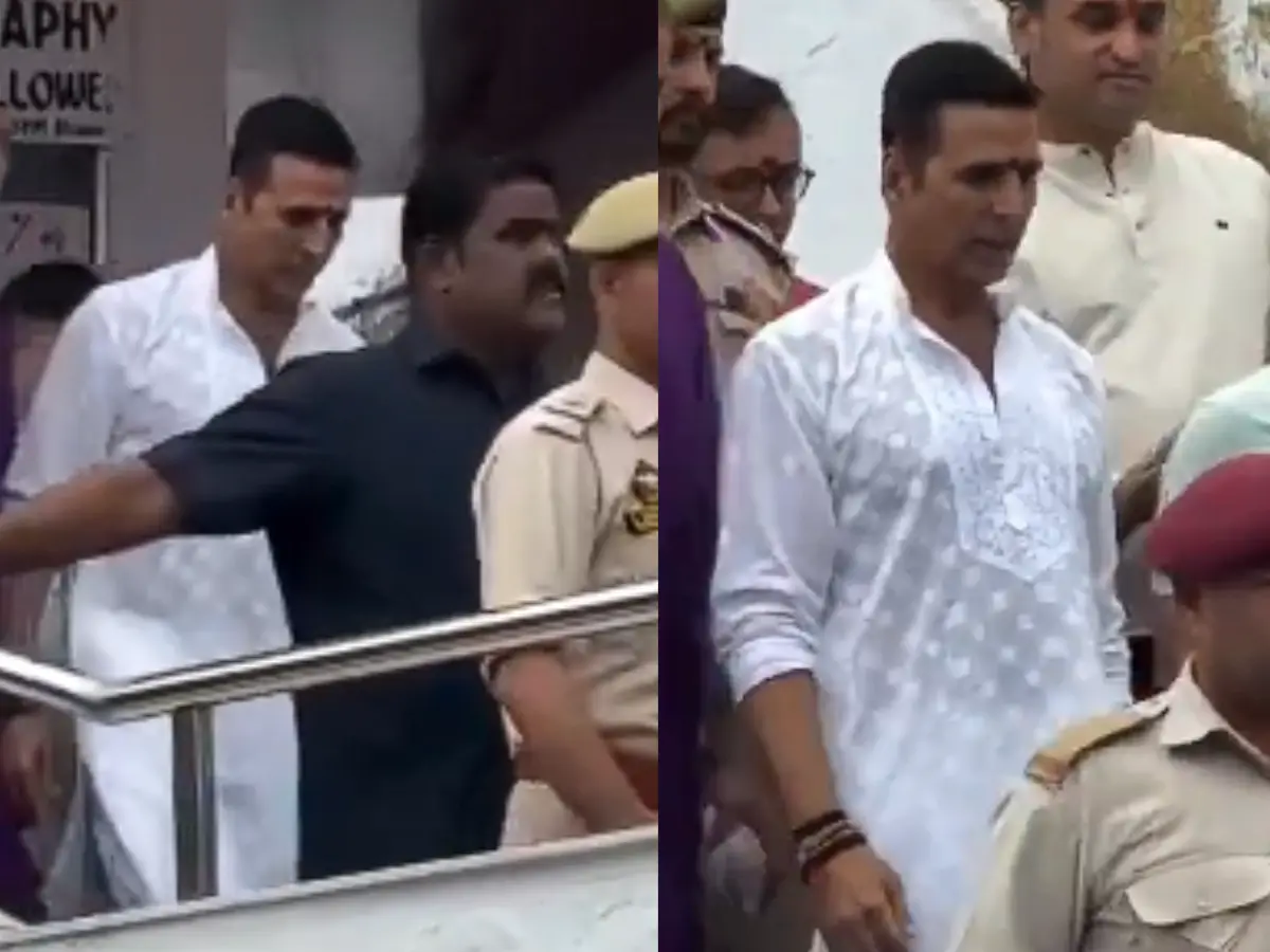 Akshay Kumar visits Vaishno Devi ahead of Welcome to the Jungle | Video goes viral Akshay Kumar visits Vaishno Devi ahead of Welcome to the Jungle | Video goes viral