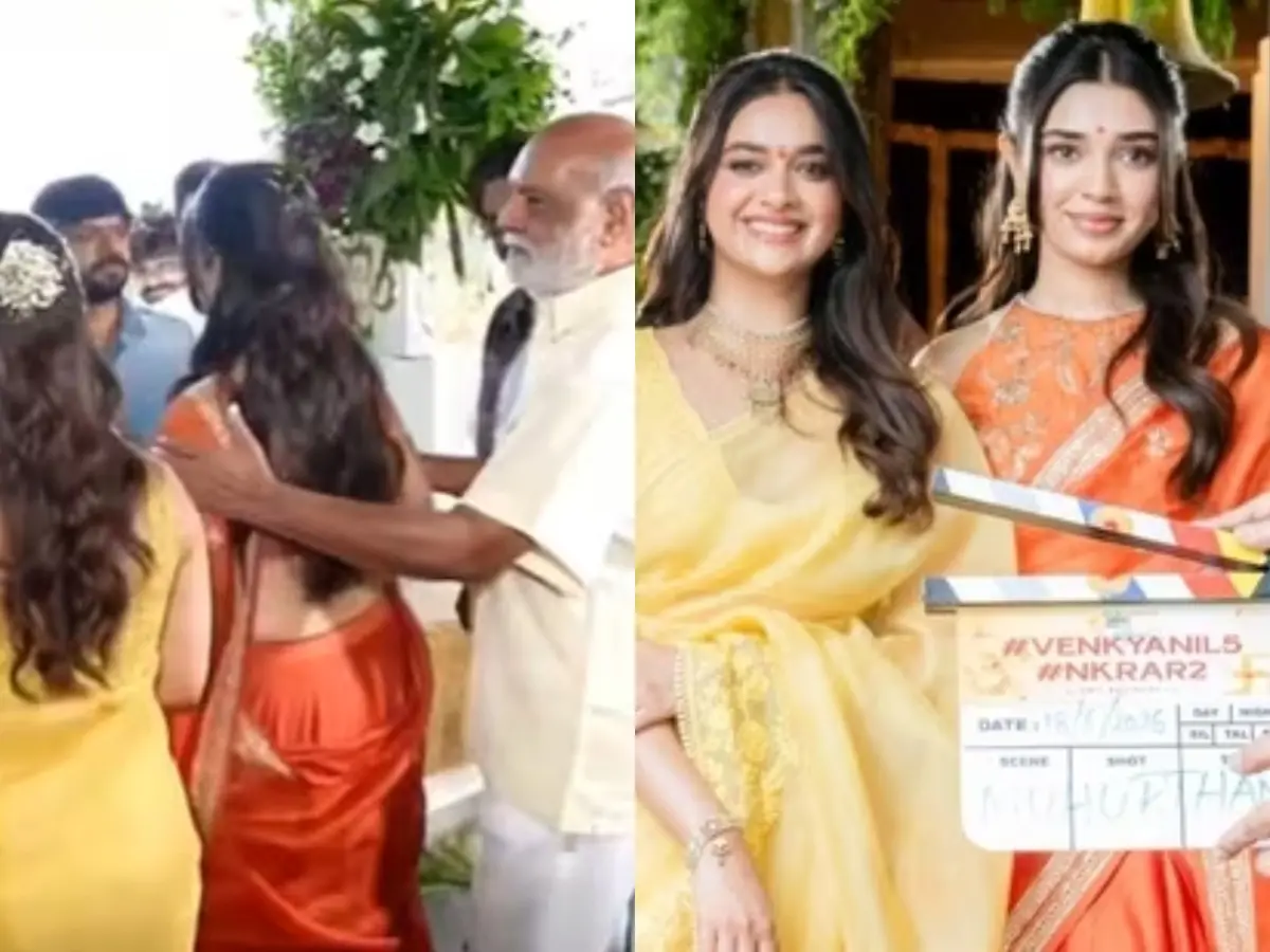 Veteran filmmaker K Raghavendra Rao under fire for inappropriate behaviour with Keerthy Suresh and Krithi Shetty Veteran filmmaker K Raghavendra Rao under fire for inappropriate behaviour with Keerthy Suresh and Krithi Shetty