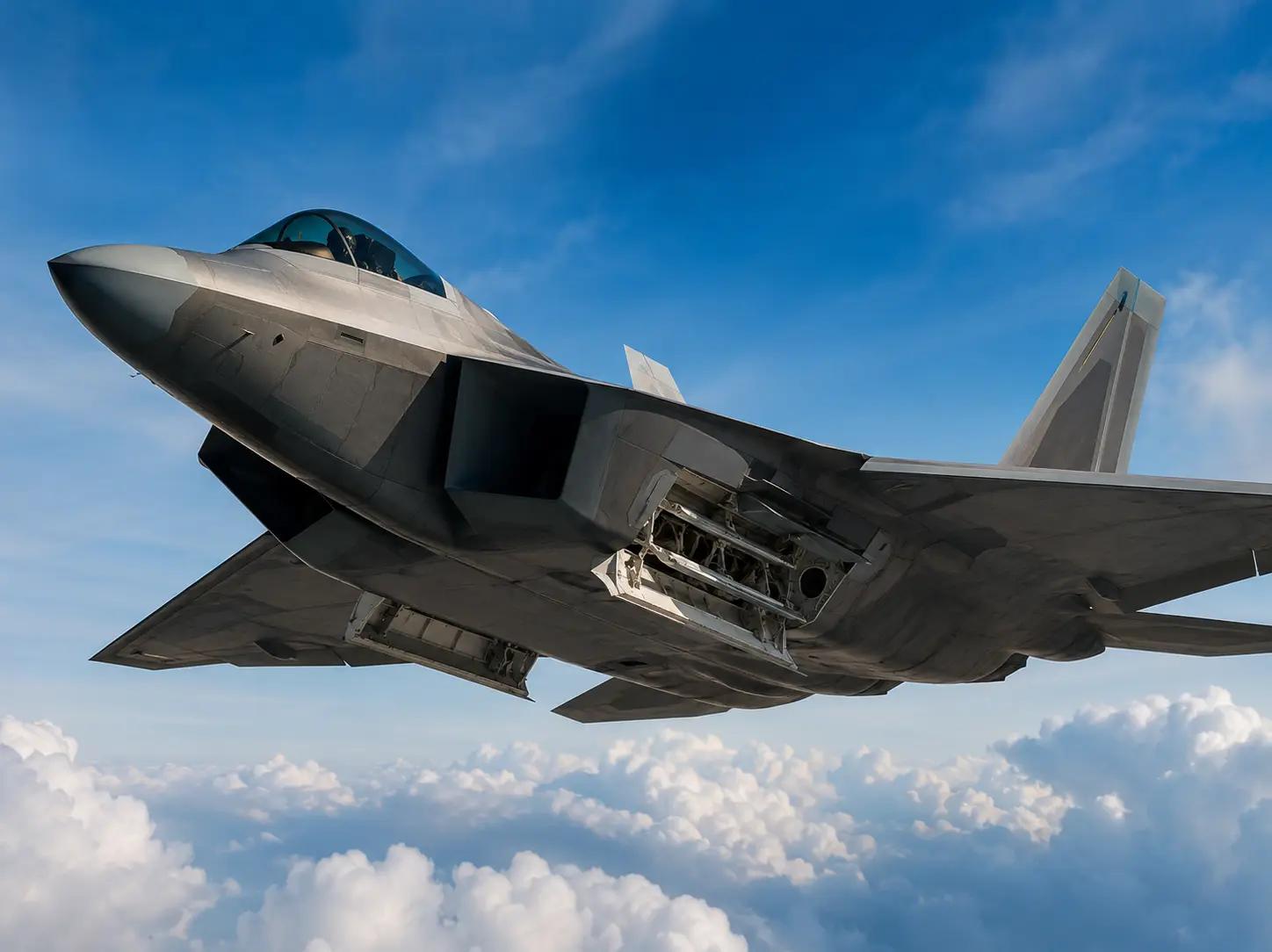 Why the F-22 keeps its missiles hidden inside the aircraft