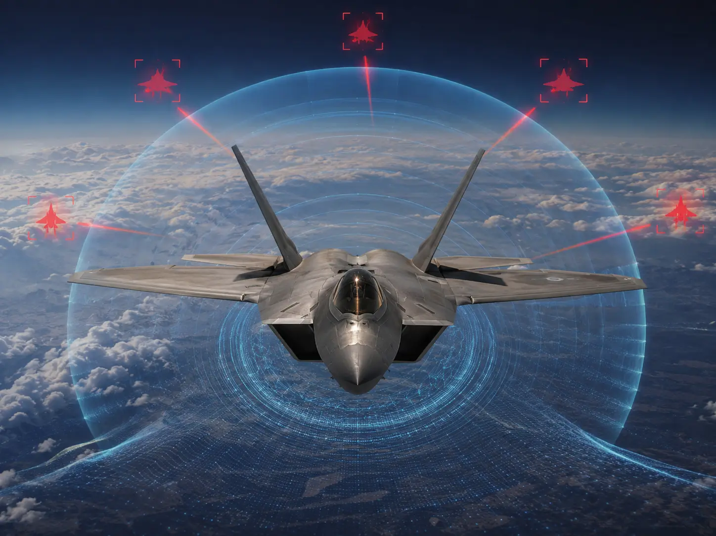 How the F-22 detects threats before they even get close