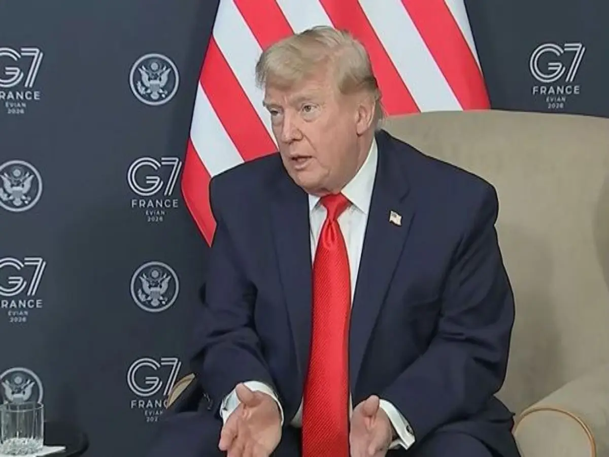 'Was trying to be funny', says Trump on viral 'I'm the boss' remark at G7 summit