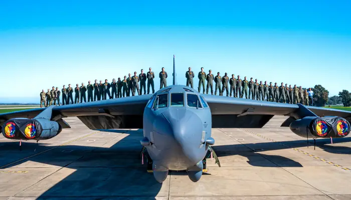Why is the B-52 bomber expected to remain in service until the 2050s?