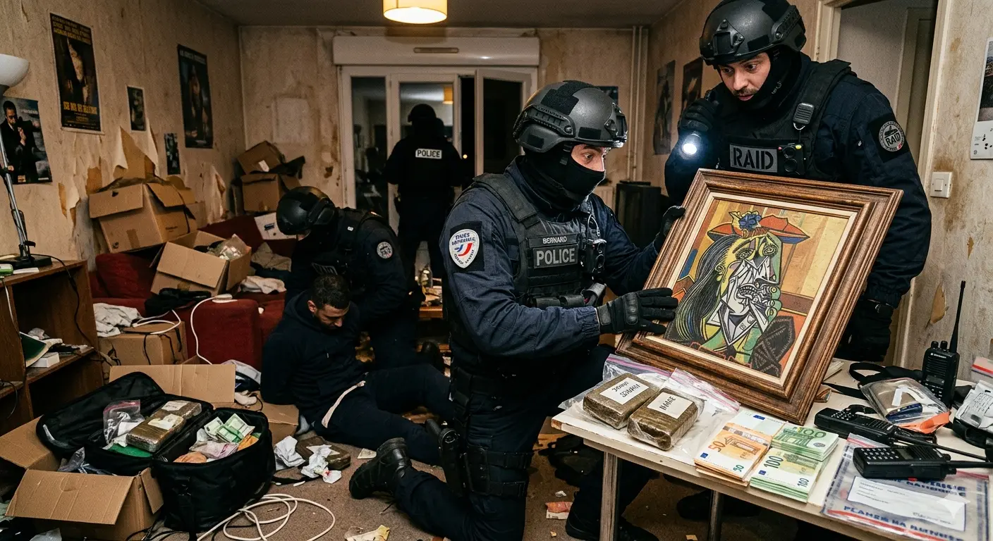 Picasso painting recovered by French authorities during major narcotics raid