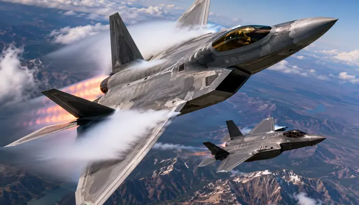 Why the 20-year-old F-22 is still faster than the modern F-35
