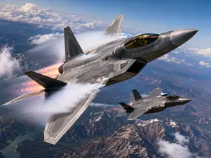 Why the 20-year-old F-22 is still faster than the modern F-35