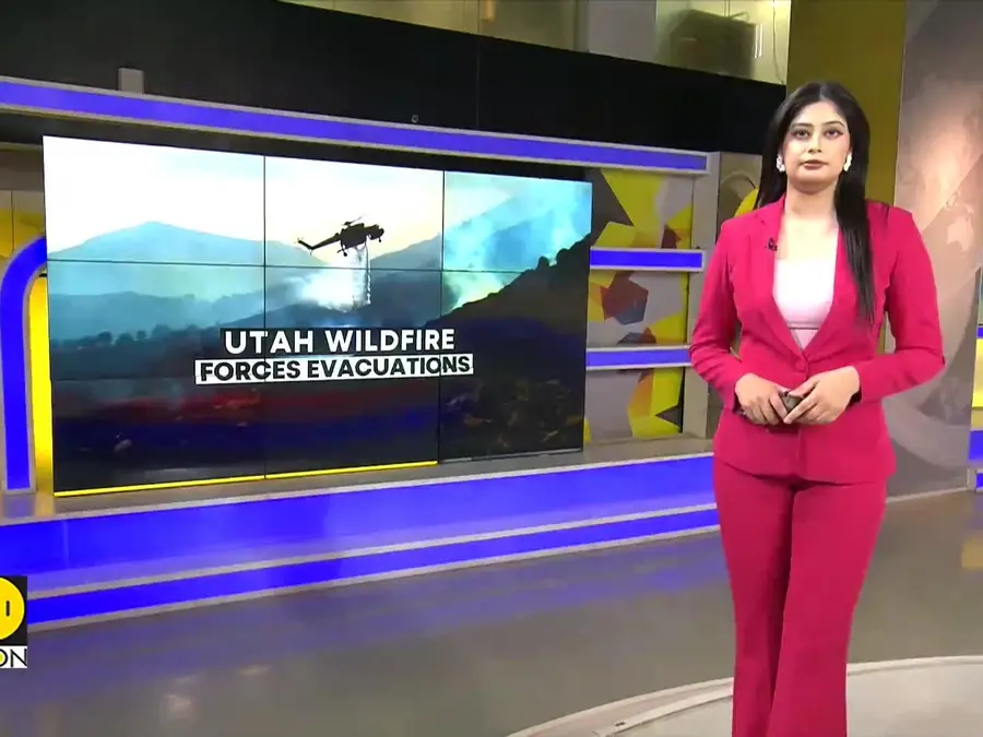 Fast-Moving Fires Forces Evacuations in Utah 