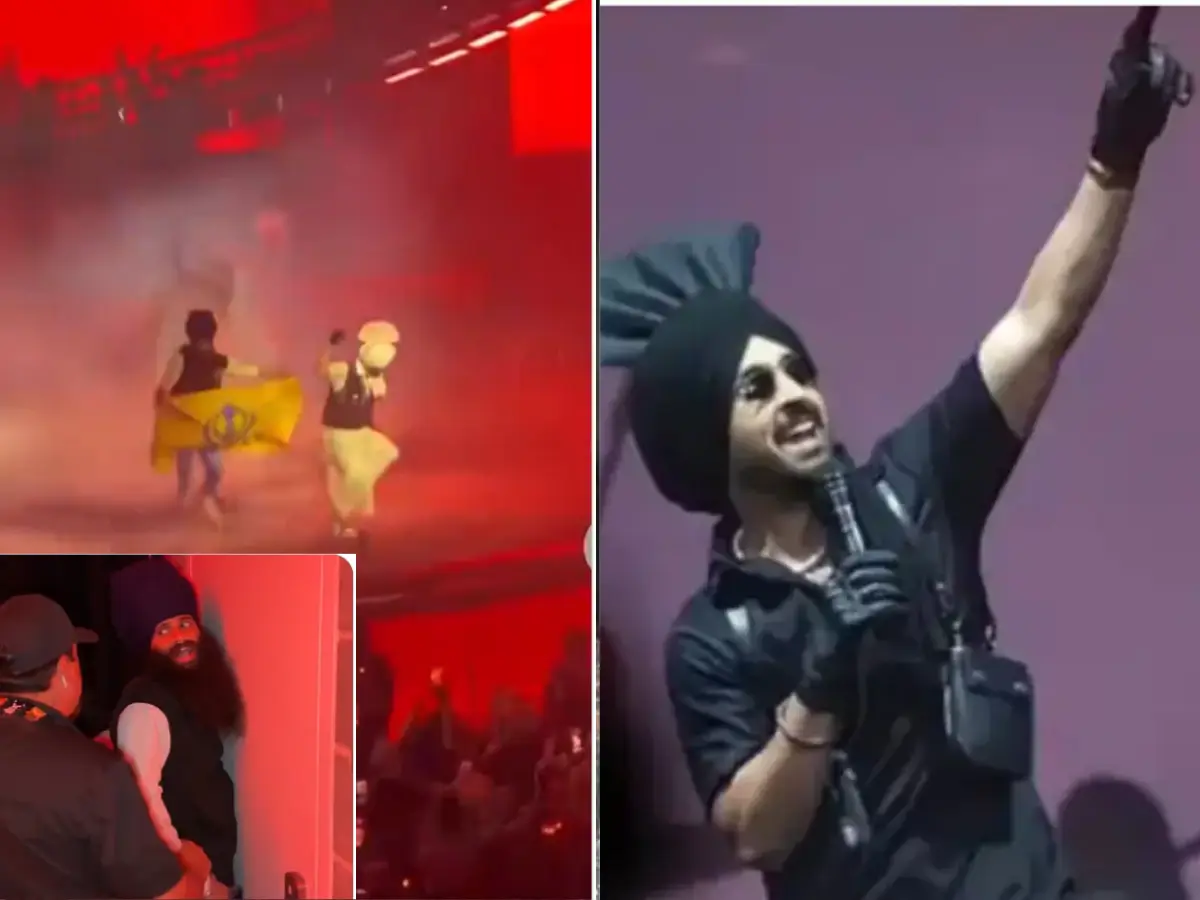 Diljit Dosanjh's San Francisco show disrupted after pro-Khalistan activist enters stage | Watch Diljit Dosanjh's San Francisco show disrupted after pro-Khalistan activist enters stage | Watch