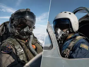 Why US fighter pilots wear custom helmets compared to Russian pilots
