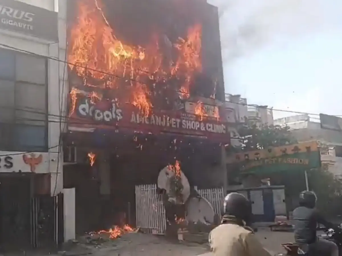 15 killed in fire at animation centre in Lucknow; many jump off 1st floor 15 killed in fire at animation centre in Lucknow; many jump off 1st floor